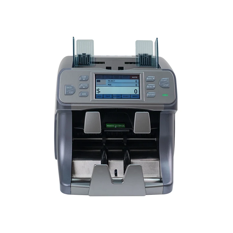 Máquina Contadora de Dinero Portátil NUMEN 2026 con Pantalla Táctil TFT de 4.3 Pulgadas, Velocidad de 1000 Piezas/Min, Detección IR/UV/MG/2CIS