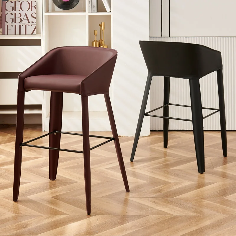 

Party Relaxing High Chairs Backrest Ergonomic Nordic Reception High Chairs Light Luxury Make Up Taburetes De Bar Home Furniture