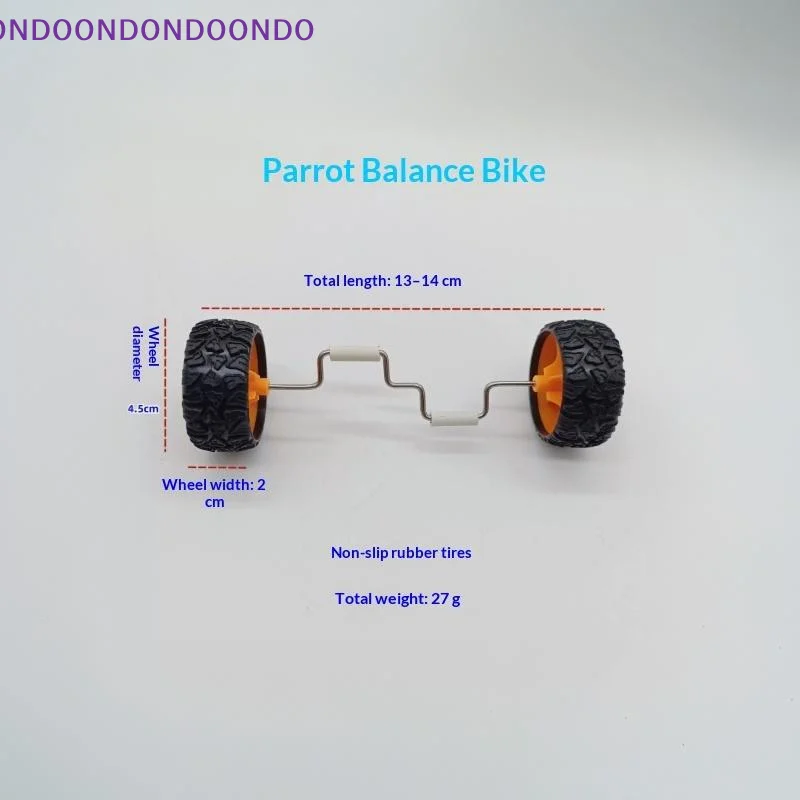Multi-functional Plastic Parrot Balance Bike Lightweight Birds Training Bicycle Birds Intelligence Small Medium Birds