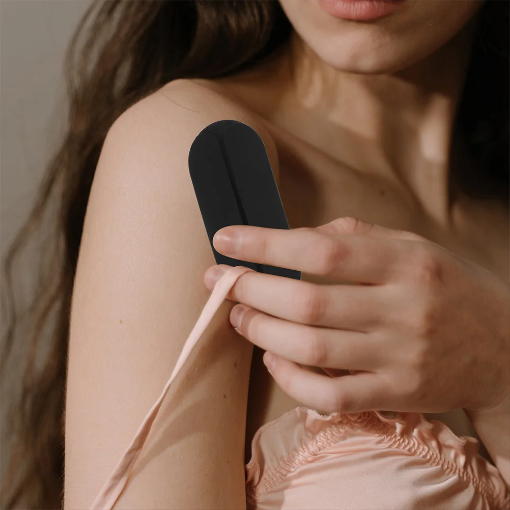 4 Pcs Invisible Shoulder Strap Accessories Cushion Pads Silicone Comfortable Women's