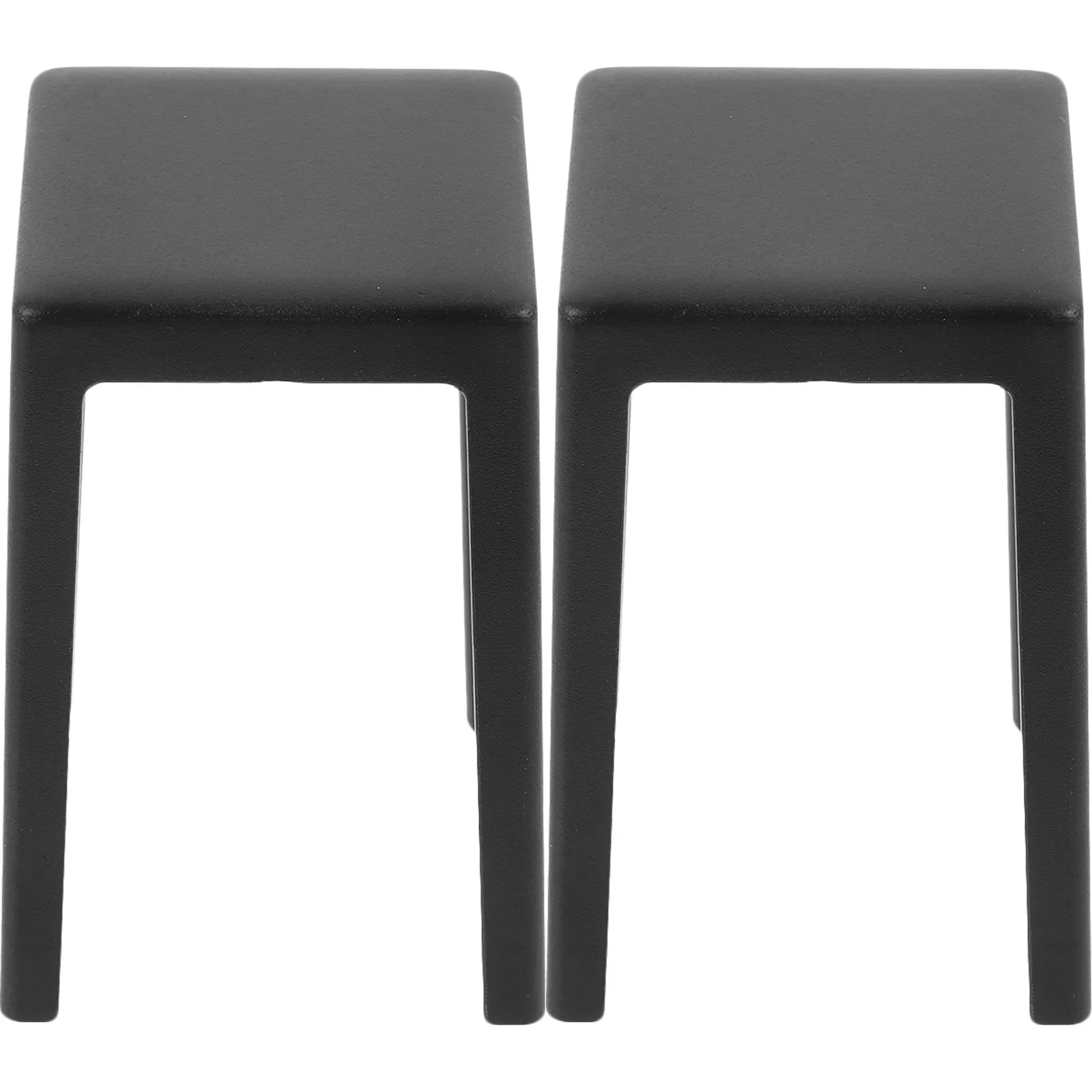 

2 шт. миниатюрных пластиковых табурета с высокой степенью детализации, безопасные и прочные, для детских игр, декора кукольного домика, спальни, гостиной