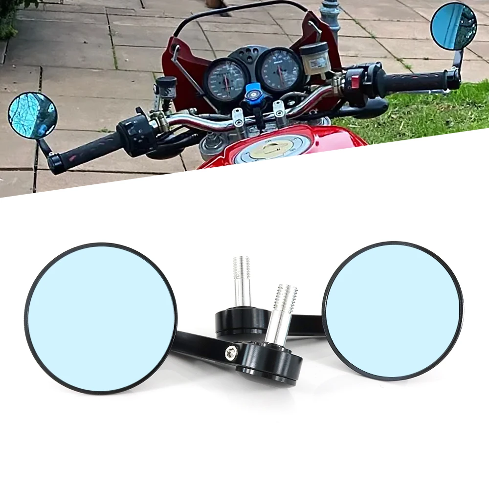 

For BMW S1000RR 2009-2019 S1000R R nine-t 2014-2021 HP4 Motorcycle Cafe Racer Bar End Mirror Handle Bar Rearview Side Mirrors