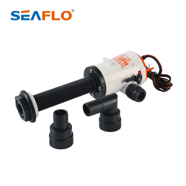 Seaflo 12 فولت تيار مستمر 350Gph خزان الأسماك مضخة غاطسة قارب الصيد مهوية مضخة نزح