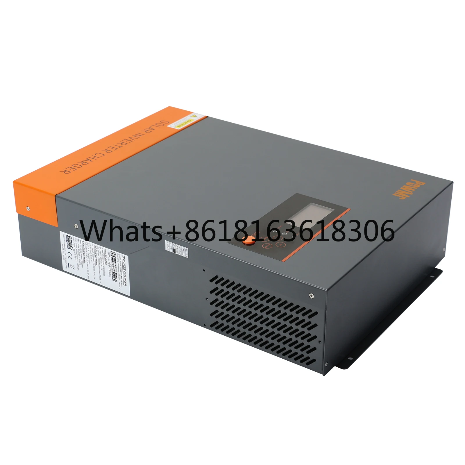 5500W Hybrid Charge Inverter MPPT 80A Max PV Input 120V-450V 220VAC 48V All In One Solar inverter