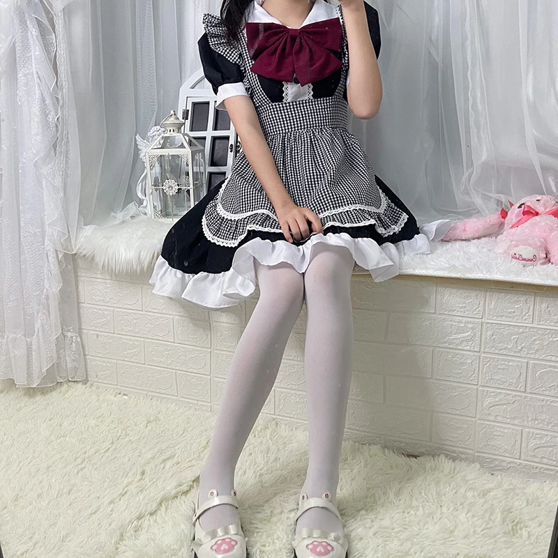 Robe de femme de chambre douce et fraîche Anime japonais, Cosplay Performance, GelLolita, Café