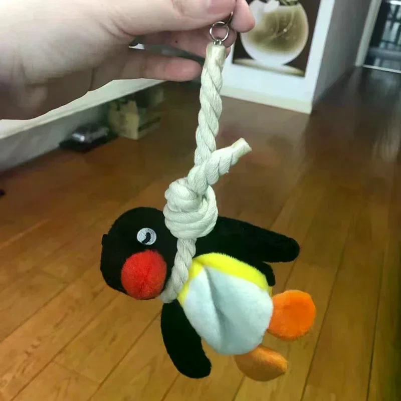 Schöner Pinguin-Plüsch-Schlüsselanhänger, niedlicher Pinguin-Puppen-Anhänger, kreativer Tier-Puppen-Schlüsselanhänger, exquisite Rucksack-Dekoration, Geschenke