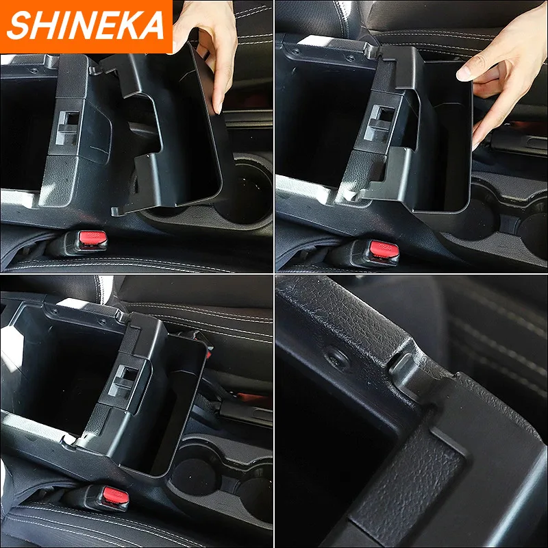 Armrest Box Storage for Jeep Wrangler JK 2011-2017 Center Console Hanging Organizer Tray Interior Accessories Stowing Tidying