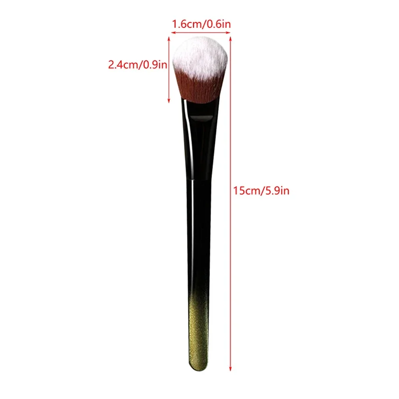 Slope Type Blush Brush For Cheeks Portable Powder Blush Face Contour Makeup Cosmetic Tool For Women Girls Beginners