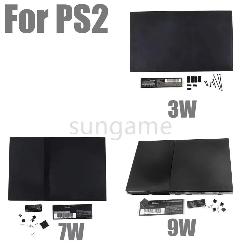 Funda completa de alta calidad para consola PS2, 3W, 30000, 7W, 70000, 9W, 90000, 1 Juego