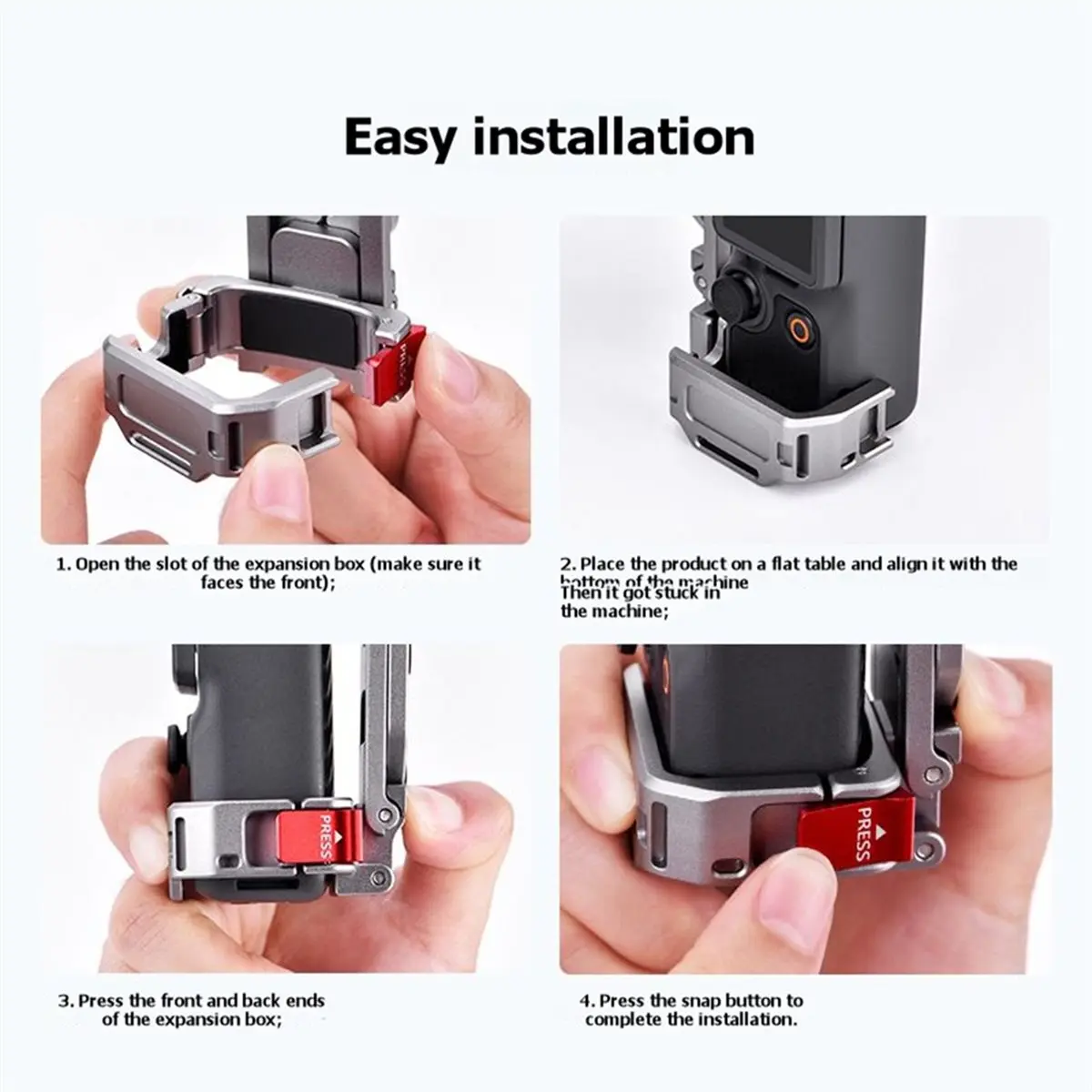【MUST-HAVE LIST】 Magnetic Metal Tripod for 4/3 - Quick Release Magnetic Stand, Carabiner Mount Accessories