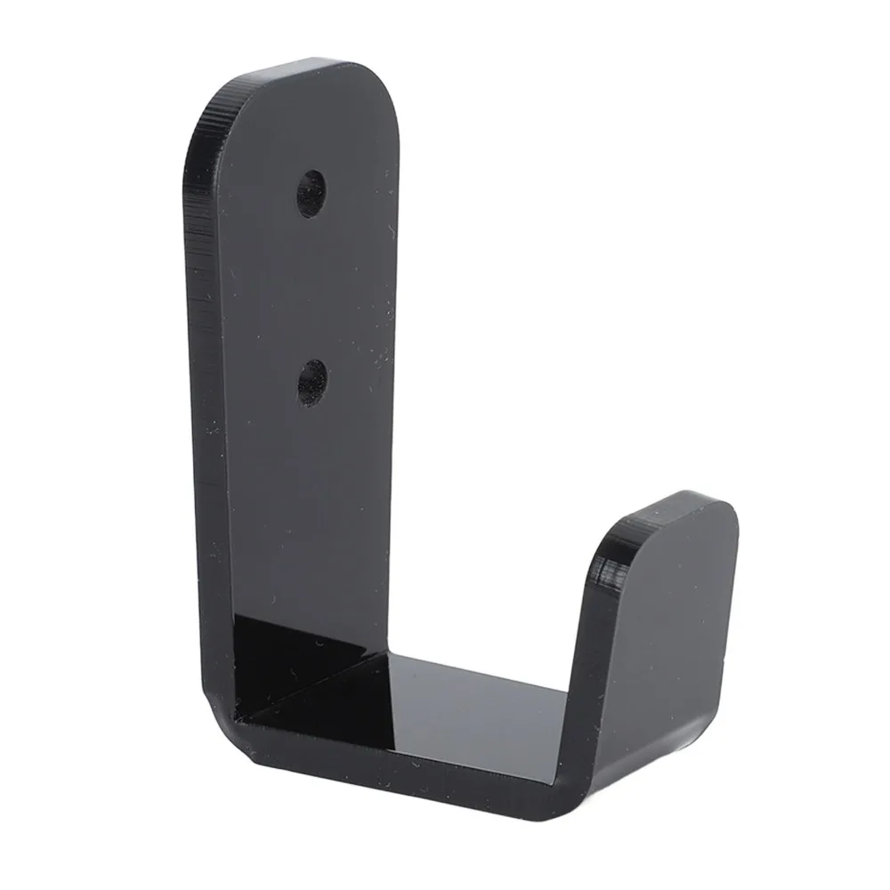 4PCS Black Hockey Stick Rack Durable Acrylic Hockey Stick Holder Wall Mount Versatile Hockey Stick Hanger Club Bar