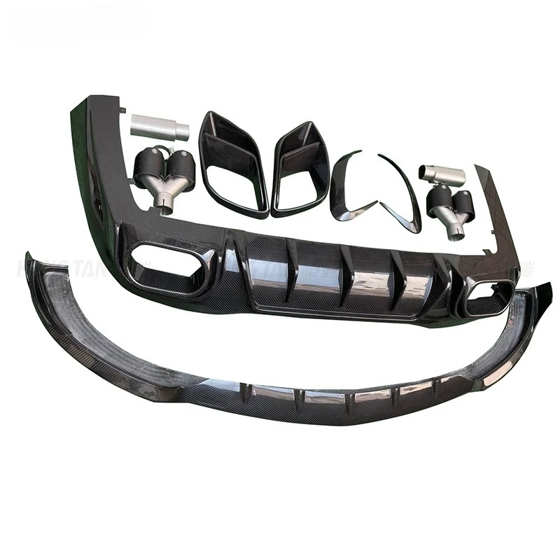 

Suitable for Mercedes-Benz AMG GT63 carbon fiber modified Babos front lip rear lip trend air knife small surround