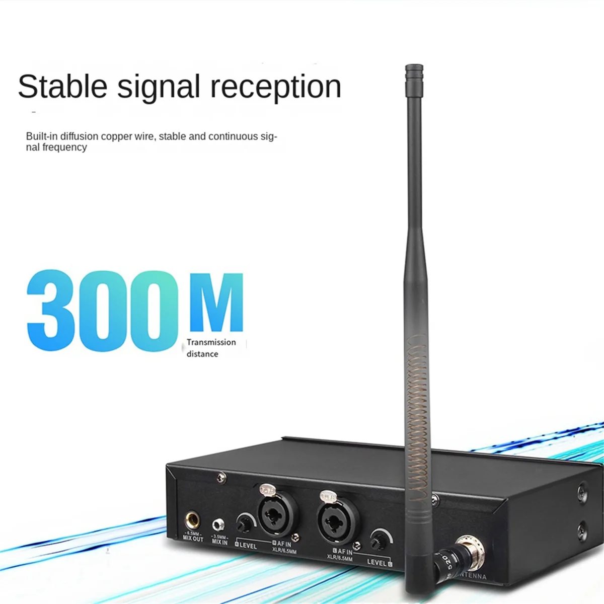 X62A_DEBRA PROFESSIONAL AUDIO UHF Wireless Monitoring System US Plug