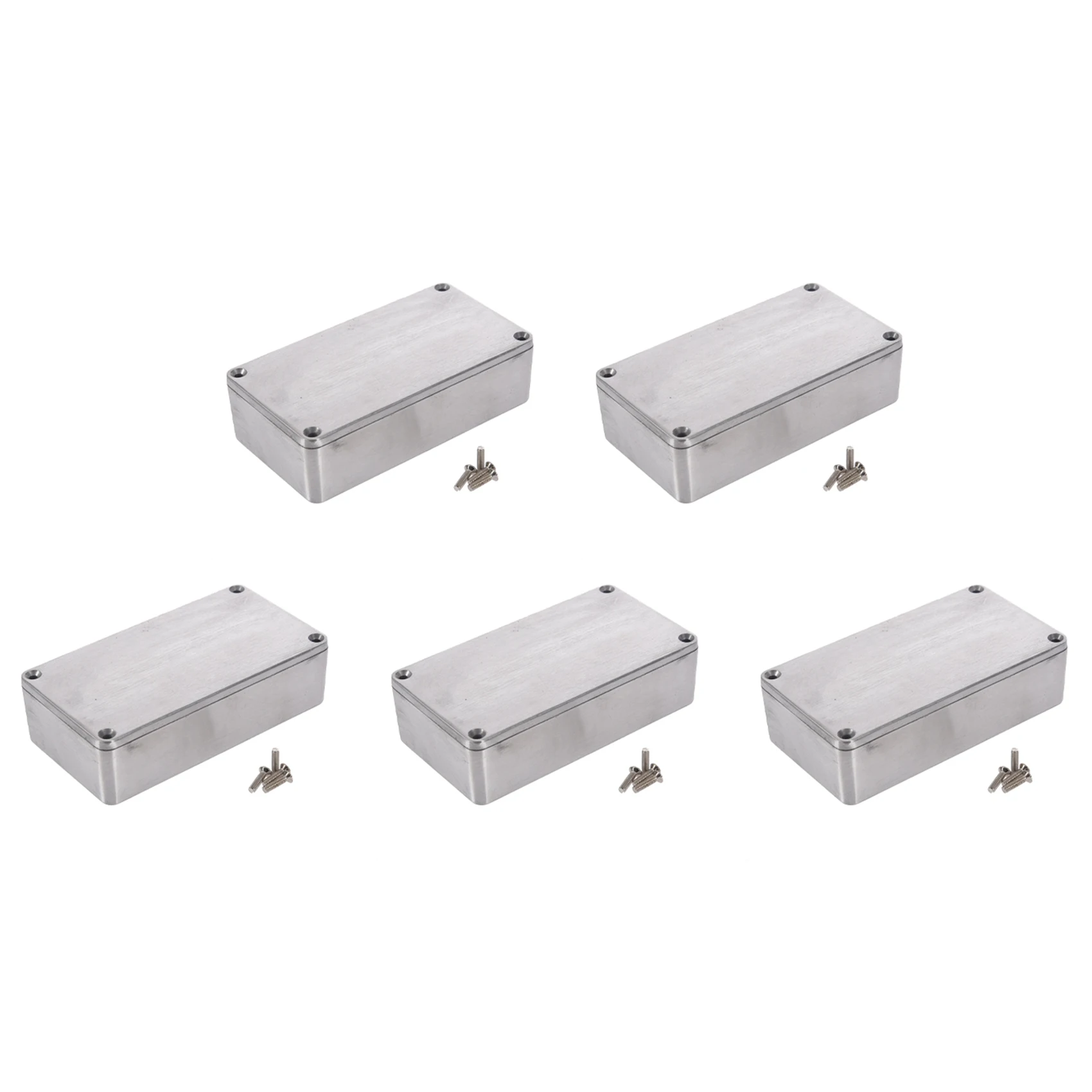 

5X Diecast Aluminium Electronics Project Box Case Enclosure Instrument Waterproof, Standard 1590B 112X60x31mm