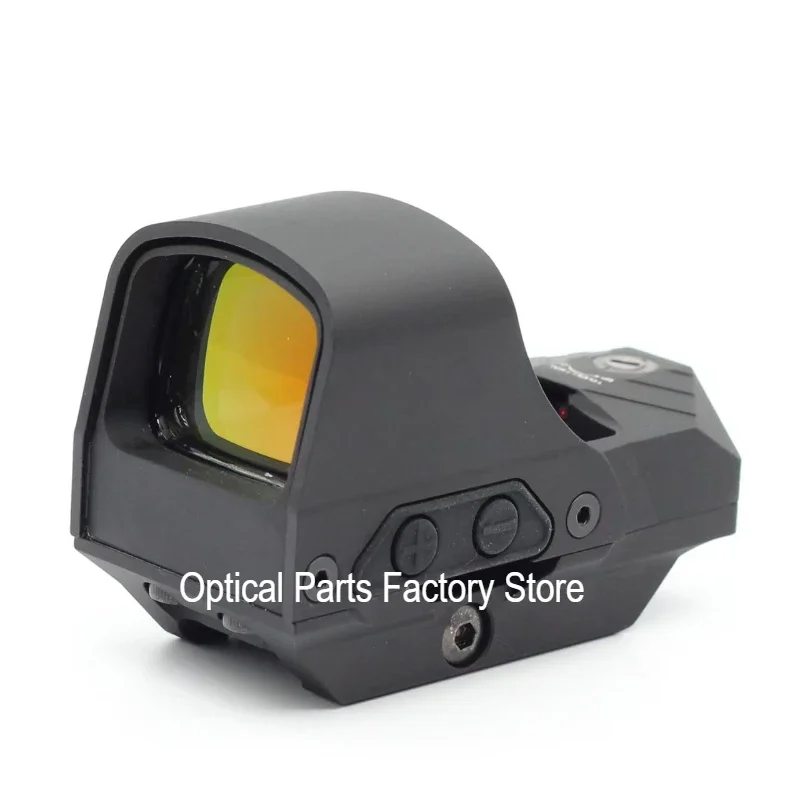 HE510C-GR / HS510C Multi-Reticle 2 MOA Dot & 65 MOA Circle Open Reflex Sight for Long Guns - Solar FailSafe Shake-Awake Waterpro