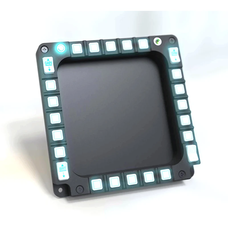 for DCS BMS Flight Simulation Game-with Screen Replace Board for DPI PC USB F16MFD Cockpit Flight Simulator MFD Meter