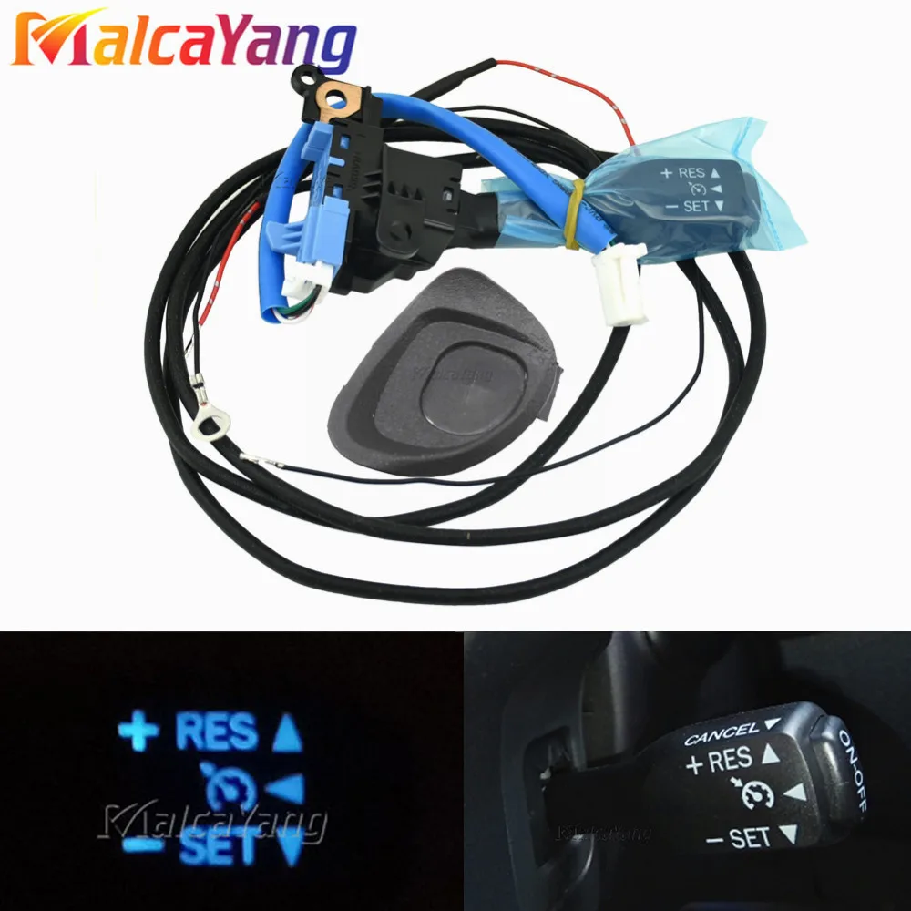 Blue backlight Cruise Control Switch Fit For Toyota Verso Corolla Camry Yaris Hybrid Avensis 84632-34011 84632-34017