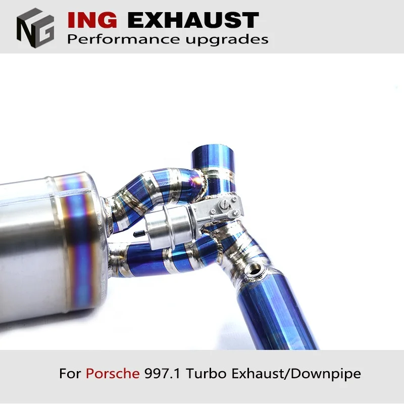 Switch For Porsche 997.1 Turbo 2005-2012 911 997 3.8T Carrera Targe 4 4S Turbo Titanium Alloy Catback Exhaust Valve