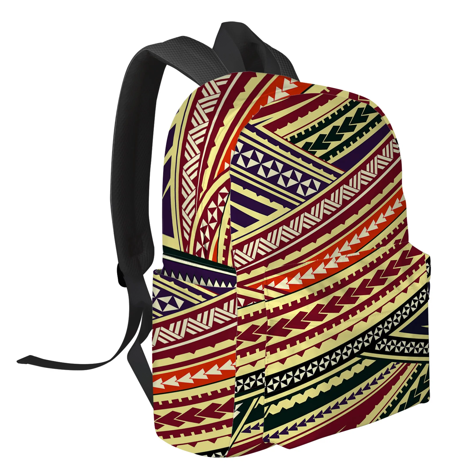 Polynesian Ethnic Texture Feminina Backpacks Teenagers Student School Bags Laptop Backpack Men Women Female Travel Mochila