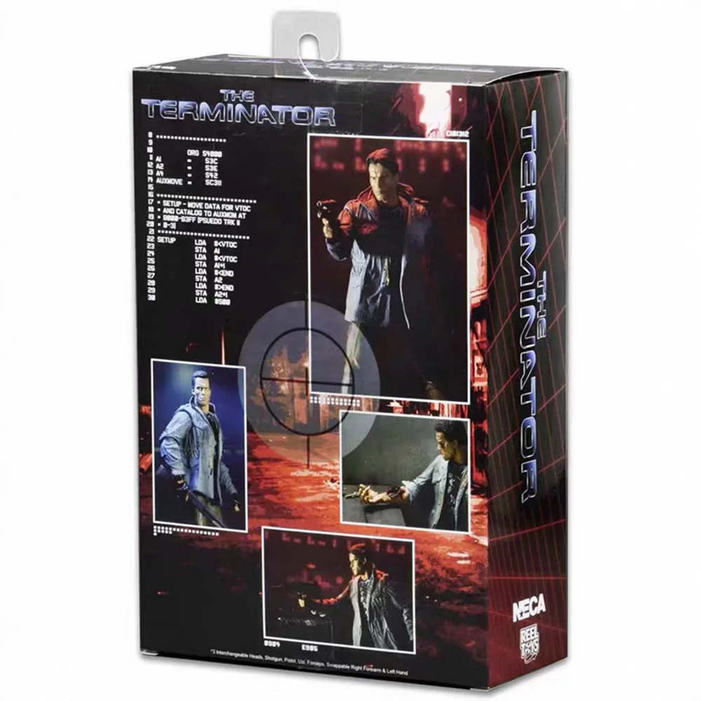 NECA ターミネーター T800 アーノルド・シュワルツェネッガー ローグバージョン バトルダメージロボット 7インチ 可動式アクションフィギュア モデル コレクタブル