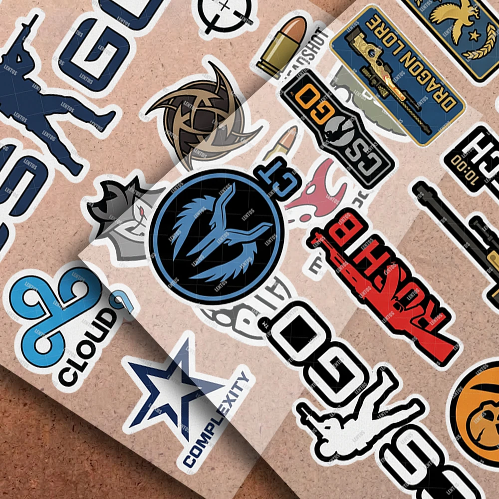 Universal Anime Reflective Stickers Safety Decals for Helmets Bikes Luggage More for  C-CS G-GO
