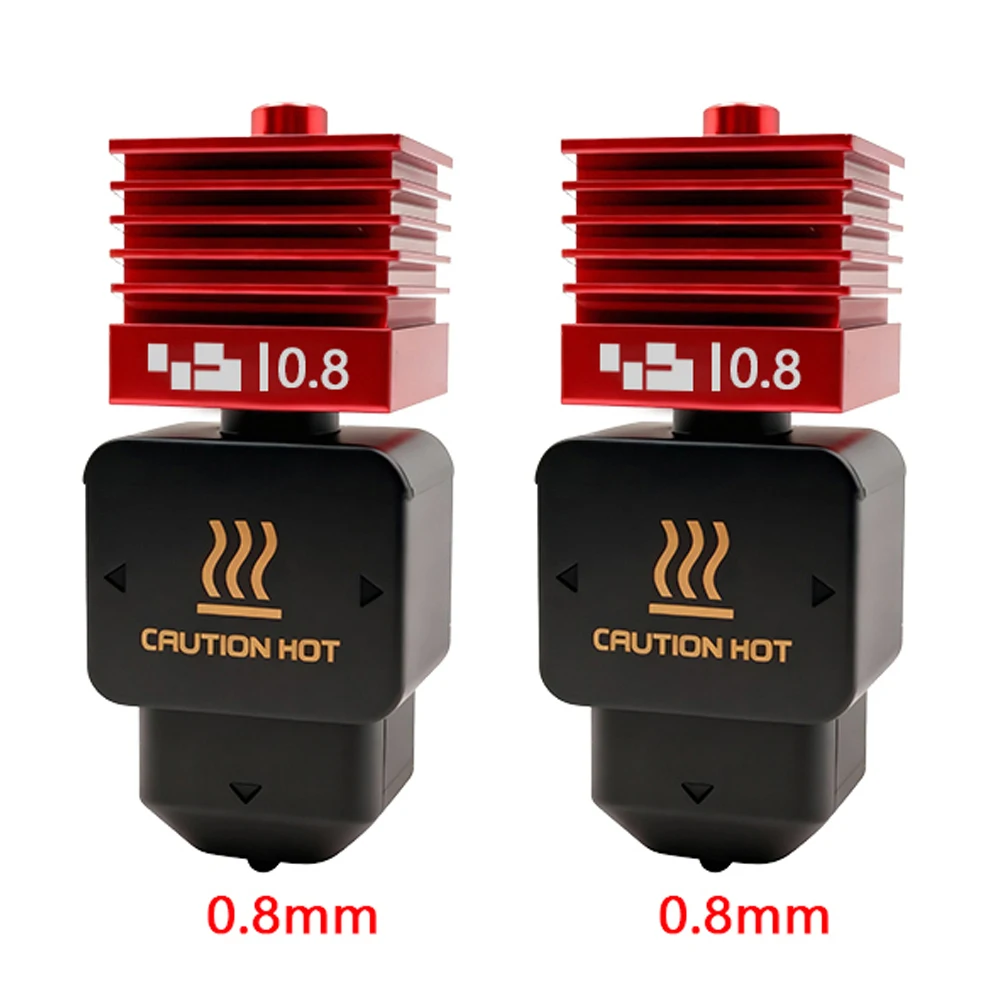 H2D H2S Hotend Hoge Kwaliteit Voor Bambu Lab P2S H2D H2S H2C Nozzle 0.2/0.4/0.6/0.8mm Hotend Kit gehard stalen Mondstuk A1/A1mini