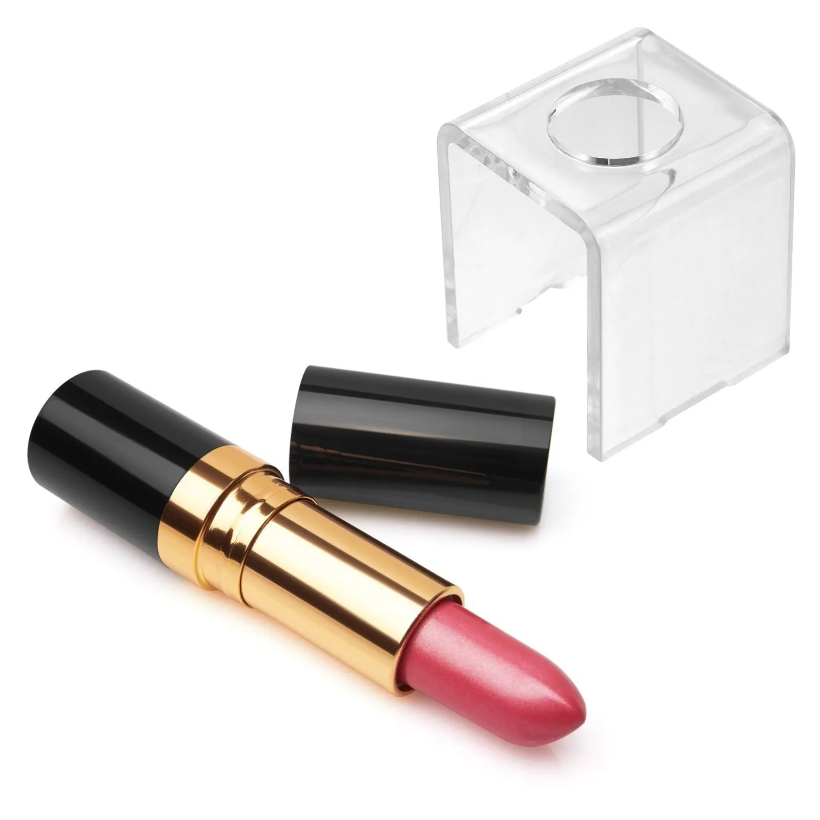 10 pz Fai Da Te Rossetto Stampo Del Basamento Riutilizzabile Balsamo Per Labbra Anello Stampo Titolare Strumenti di Trucco Portatile Staffa Per La Produzione di Rossetto Fatto In Casa