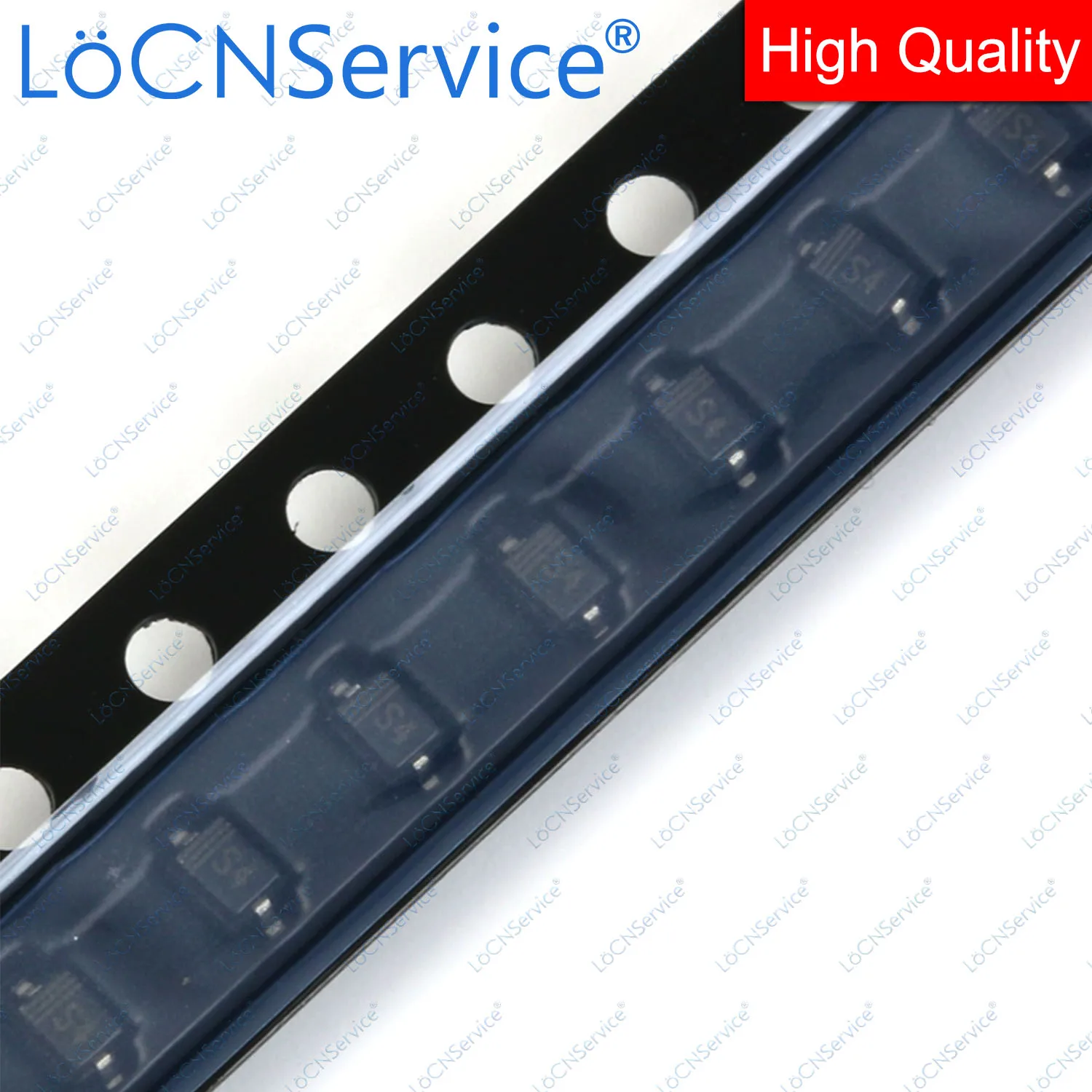 LoCNService-diodo SMD 3000, 1206 unidades, 1N5817, 1N5819, SOD123, SOD323, SOD523, 0805, 0603, SS14, SS12, SJ, S4, SL, 3216, 5817, alta calidad