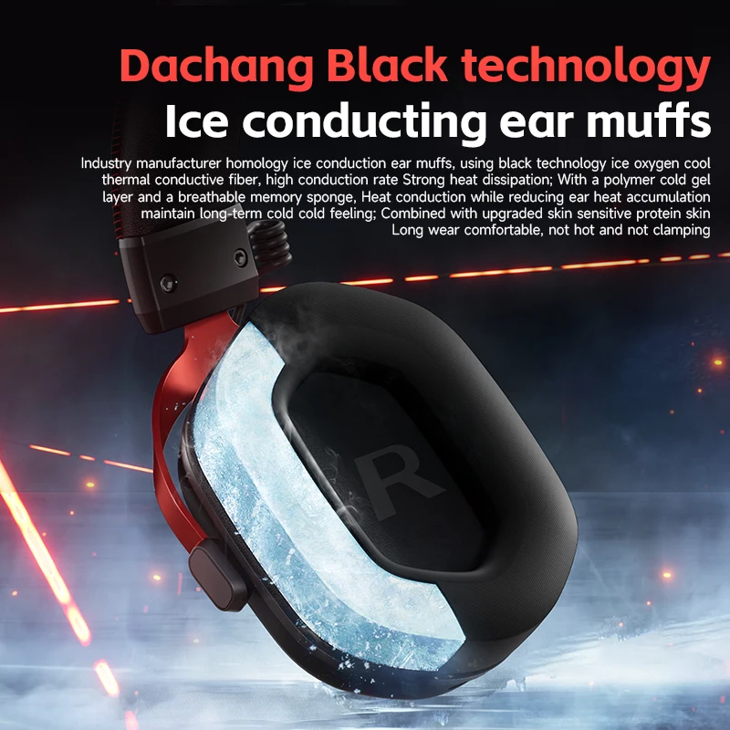 Mchose S9 Pro Wireless Headphone Aluminium Alloy Tri Mode Low Delay Gaming Headset Ai Noise Reduction Rgb Long Standby Eq Gamer