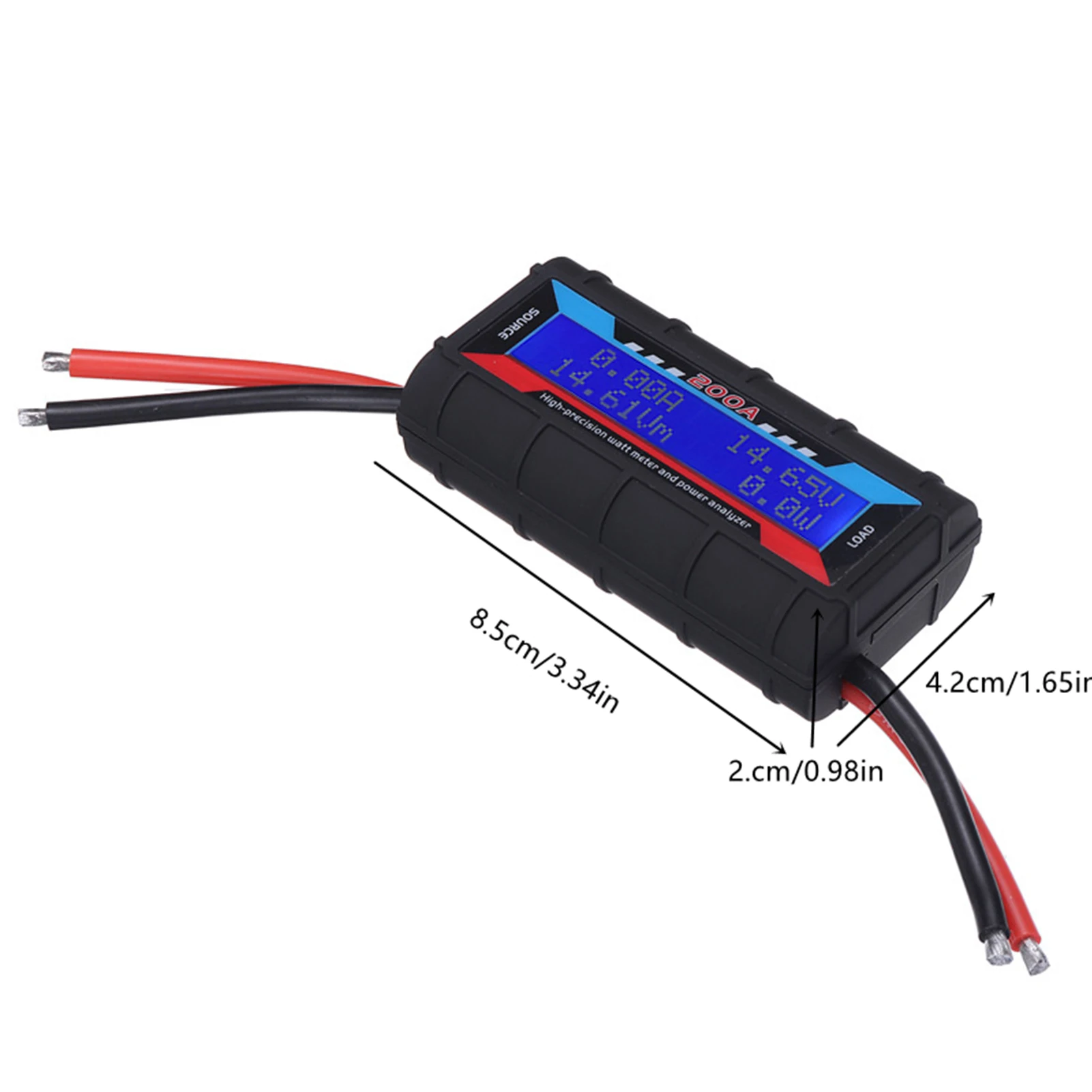 Watt Meter Reusable 200A Digital Replacement Electrical Motor LCD Screen Power Analyzer Voltmeter Ammeter Backlight