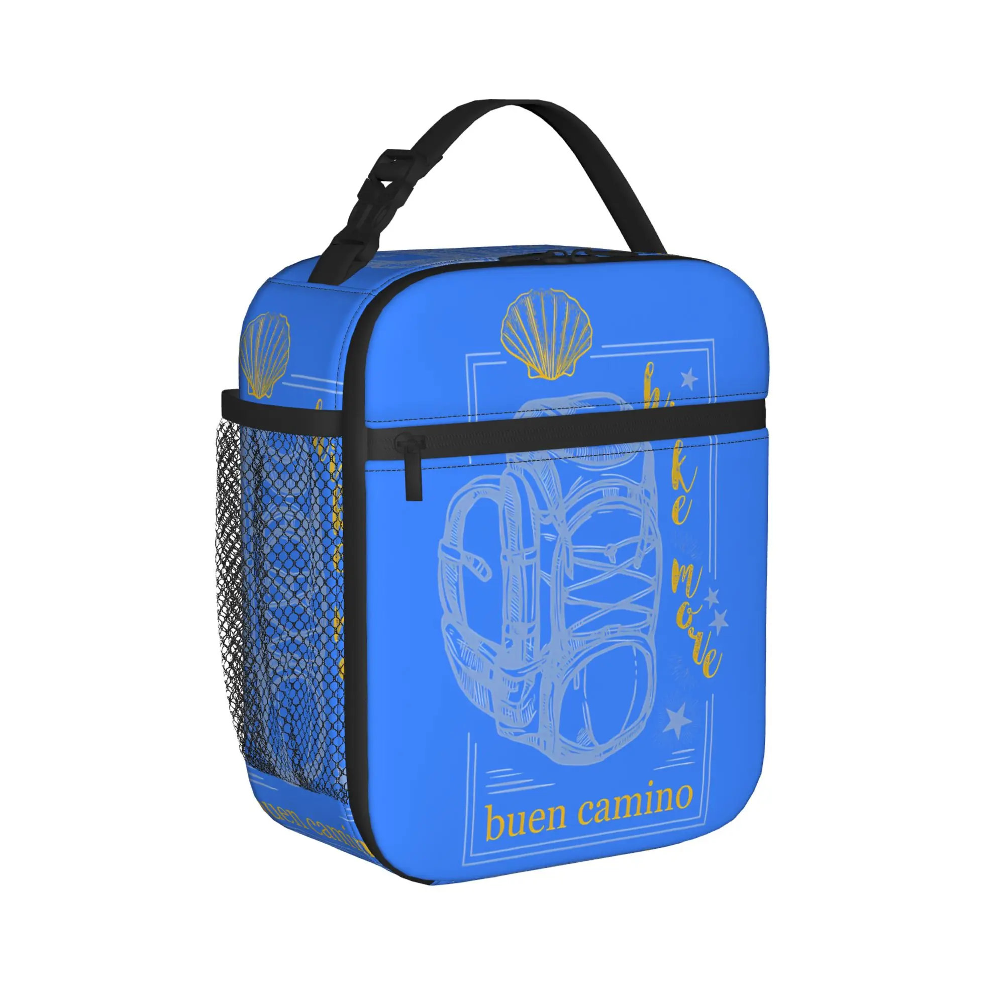 Buen Camino de Santiago Vintage Insulated Lunch Bags Thermal Bag Reusable,Lunch Container  High Capacity Tote Lunch Box Outdoor