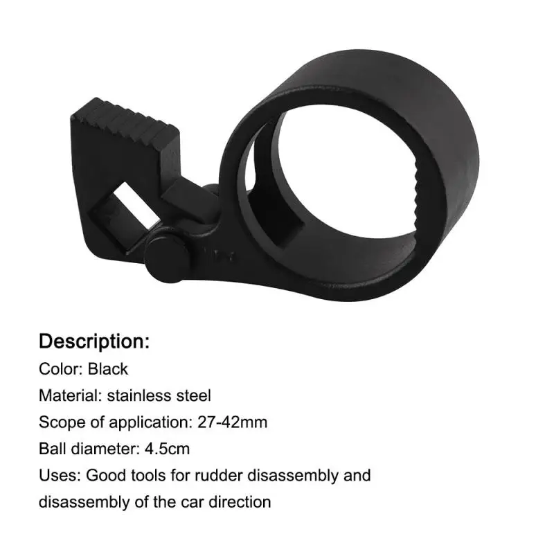 

Inner Tie Rod Wrench Head Push-Off Car Accessories Universal Directional Ball Screw Disassembly Tool For 27-42Mm Ball