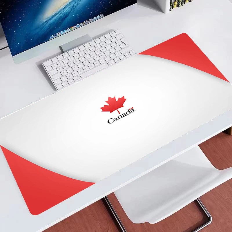 

Mousepad Gamer Canada Flag Mouse Pad for Computer Mouse 900x400 Game Mats Anti-skid Gaming Accessories Laptop Cool Keyboard Mat