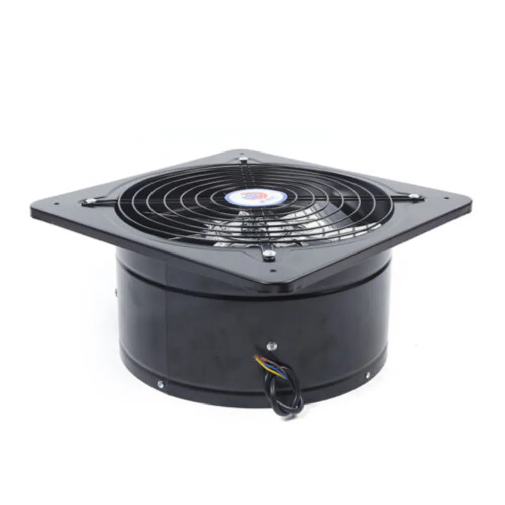 Bymaocar 12in 110V Commercial Ventilation Extractor Exhaust Fan Blower FD-300 2800r/min Wall Mounted Kitchen 125W Stable Running