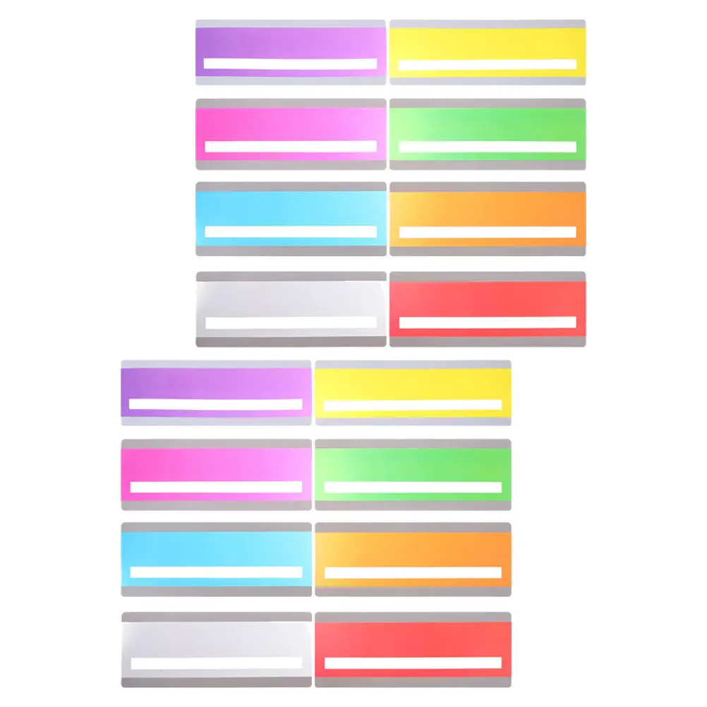 

16pcs Colorful Reading Guide Strips Bookmarks Colored Overlay Tracker Reading Tool Highlight Strips Page Marker