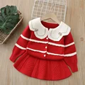 red skirt set