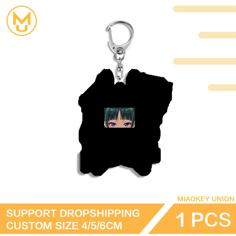 Maomao Silhouette Anime Character Y2K Art DIY Key Chains Glaring Exquisite Exclusive Design Animelover Backpack DIY Decoration