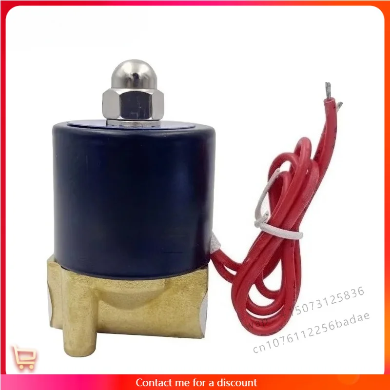 12V 24V 110V 120V Water Brass Solenoid Valve 1/8'UD-6 2W025-06 1/4'UD-8 2W025-08 1/2'UD-10 2W040-10 3/8 '2W160-15 UD-15