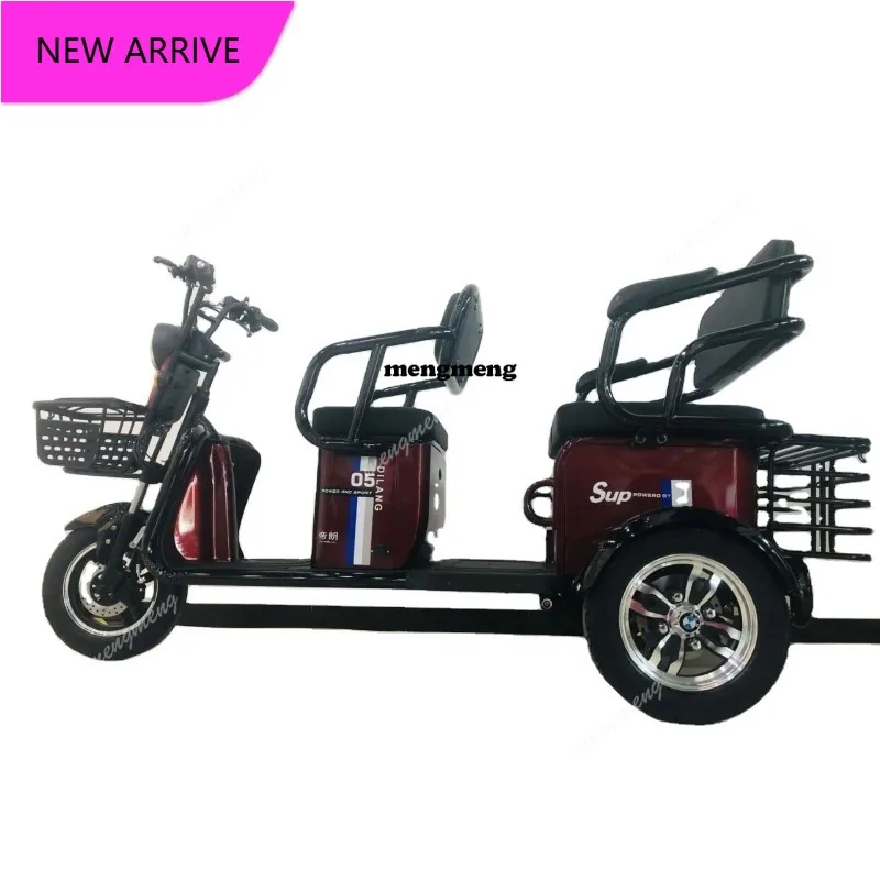 

Global Best-seller Big Space Electric Cargo Tricycle Three Wheel Electric Manned Electric Tricycle