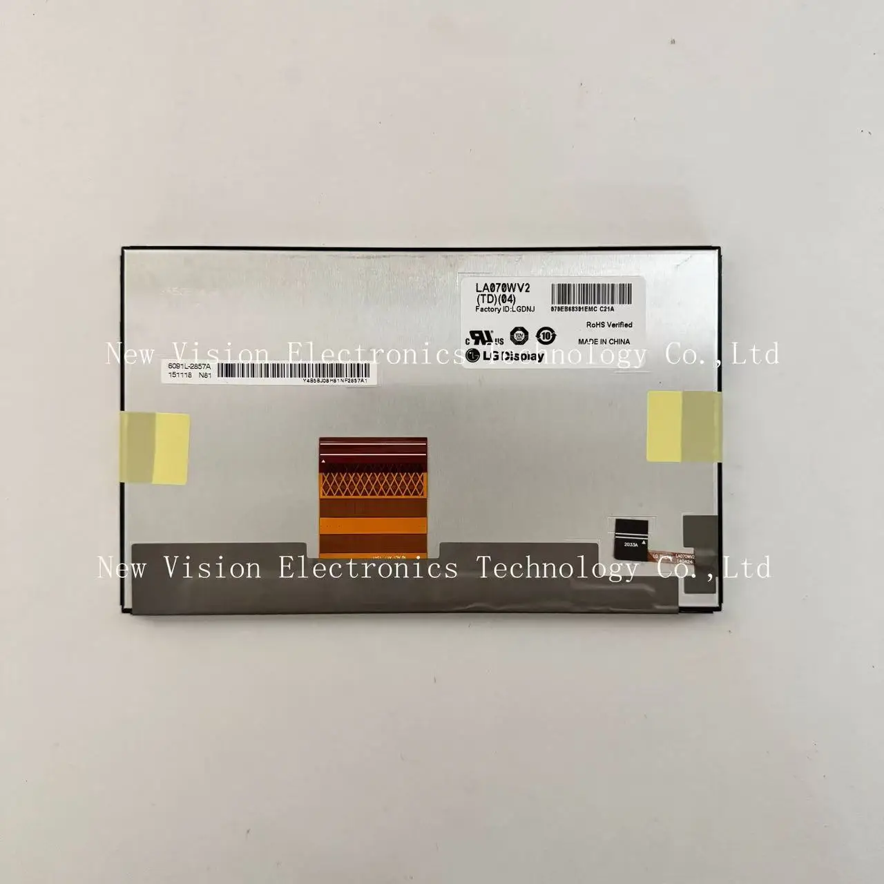LA070WV2-TD04 LA070WV2-TD02 LA070WV2-TD01 Brand New Original LCD display screen for Car Central Control Multimedia Display