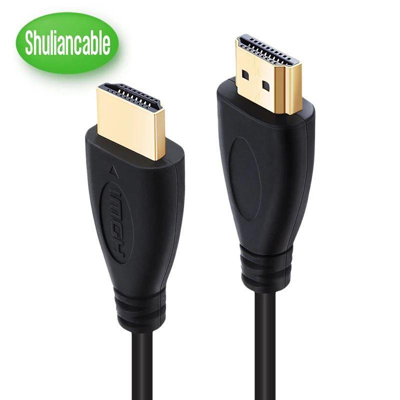 HDMI cable with gold plated connector, ultra-high definition, 2K, 1080P and compatible with laptops, monitors, PS5, PS4, Fire TV