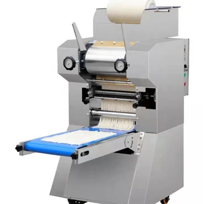 Commercial Electric Round & Flat Noodles Making Pressing Machine and Pasta Maker Noodle Cutting Machine