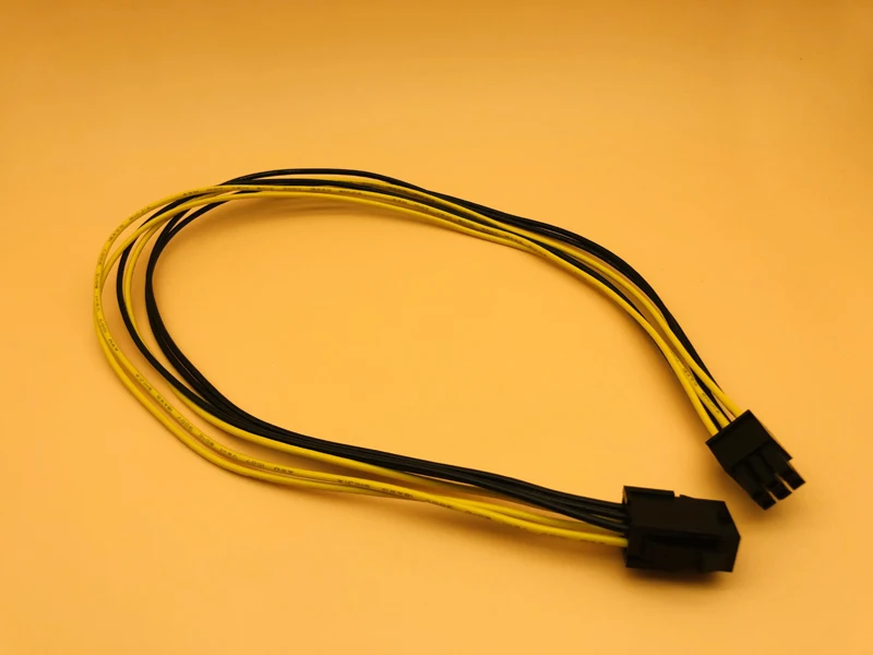 PCI-E PCIE PCI-Express 50cm 6P Male naar 6P Female Grafische Videokaart DIY Power kabel BTC Uitgebreide Mijnwerker Mijnbouw Draad 18AWG Kabels
