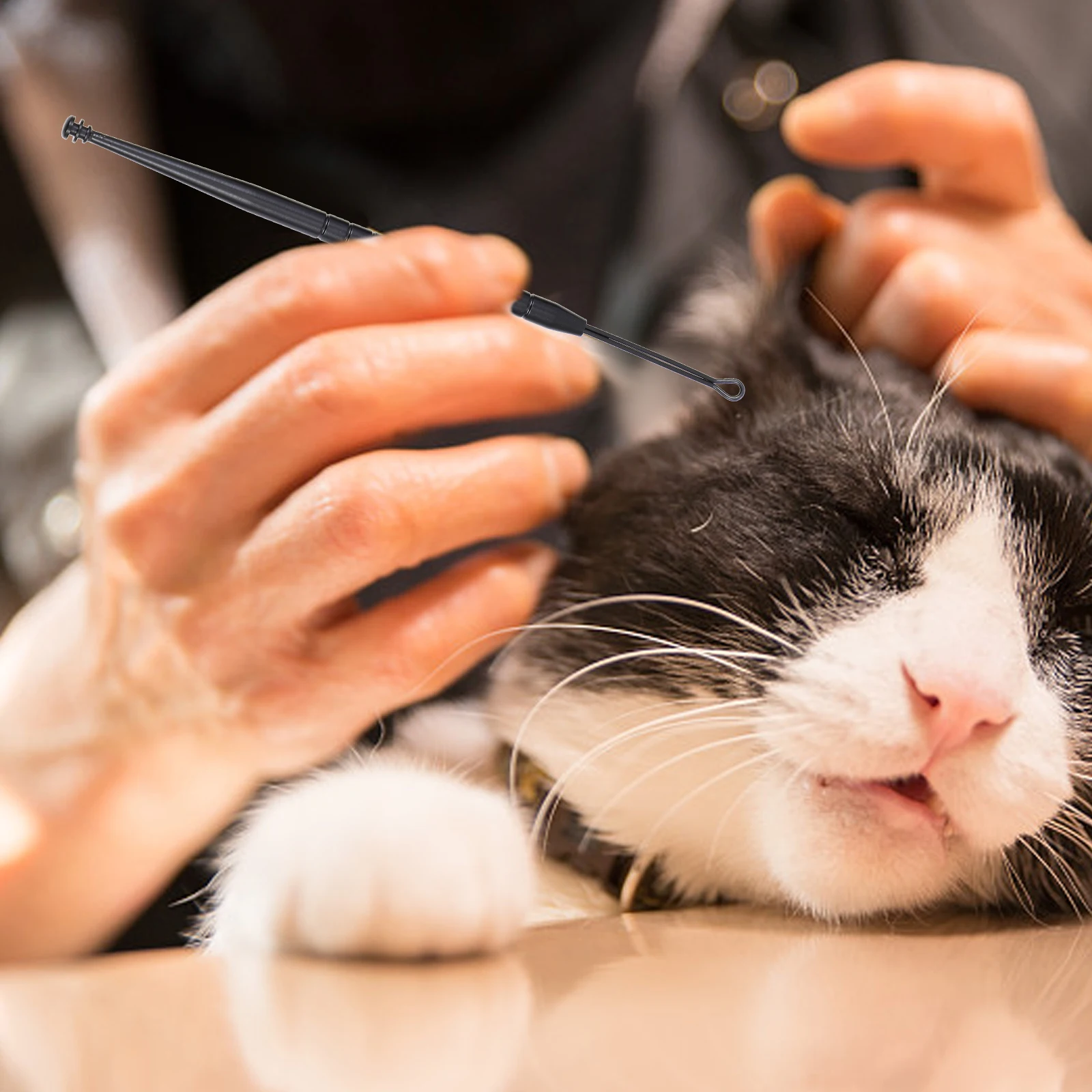 مجموعة واحدة من أدوات إزالة شمع الأذن، أعواد دائرية مريحة مناسبة للمنزل والسفر، أداة إزالة شمع الأذن، مجارف إزالة شمع الأذن #1