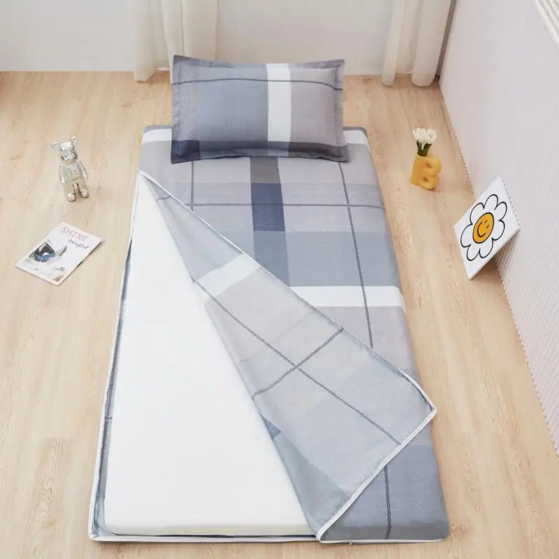 detachable-and-washable-full-enclosed-zipper-latex-mattress-protector-cover-dustproof-sponge-brown-pad-cover-for-student-dorm