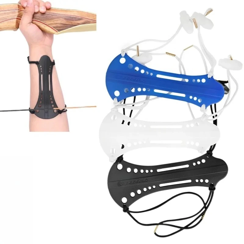 

Archery Arm Guard Nylon Carbon Material Adjust Forearm Protector for Traditional Recurve Compound Bow Hunting Shooting Training