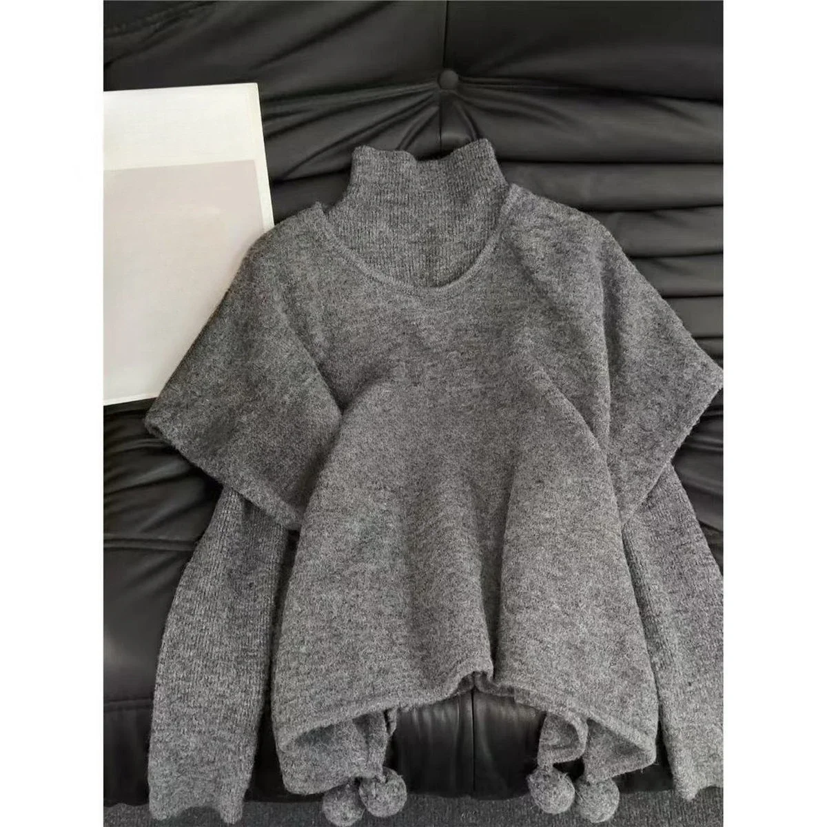 Korean Turtleneck Sweater Women Long Sleeve Elegant Knitwears American Vintage Y2k Harajuku Subculture Fashion Pullover Chic