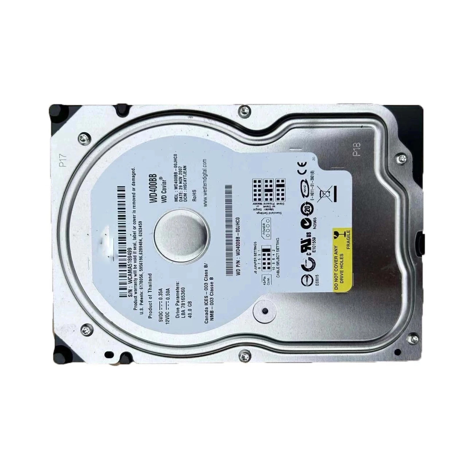 Hard Drive WD400BB-00JHC0 40.0GB Fits For HP DesignJet 6100 Z6100 Printer Parts