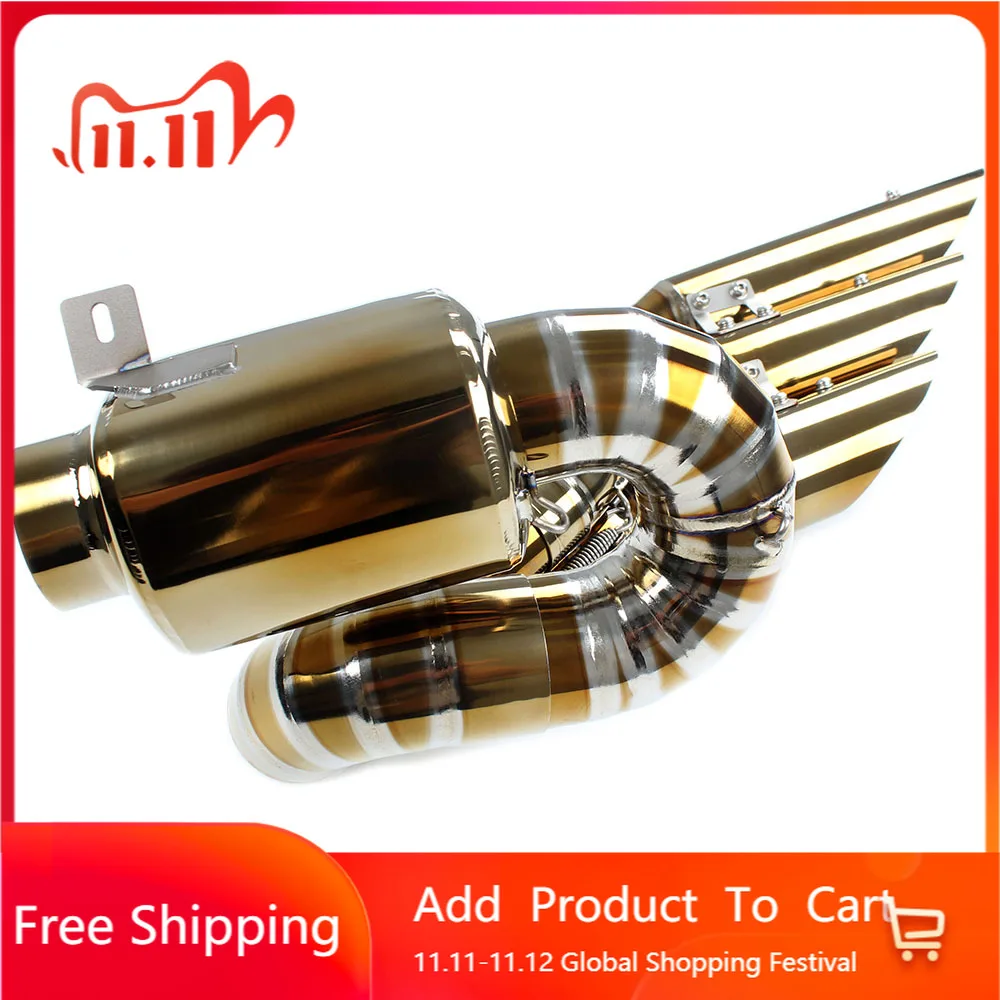 

STLF For Augusta B800/D800 F3 2018 Motorcycle Exhaust System Stainless Steel 304 Exhaust Pipe