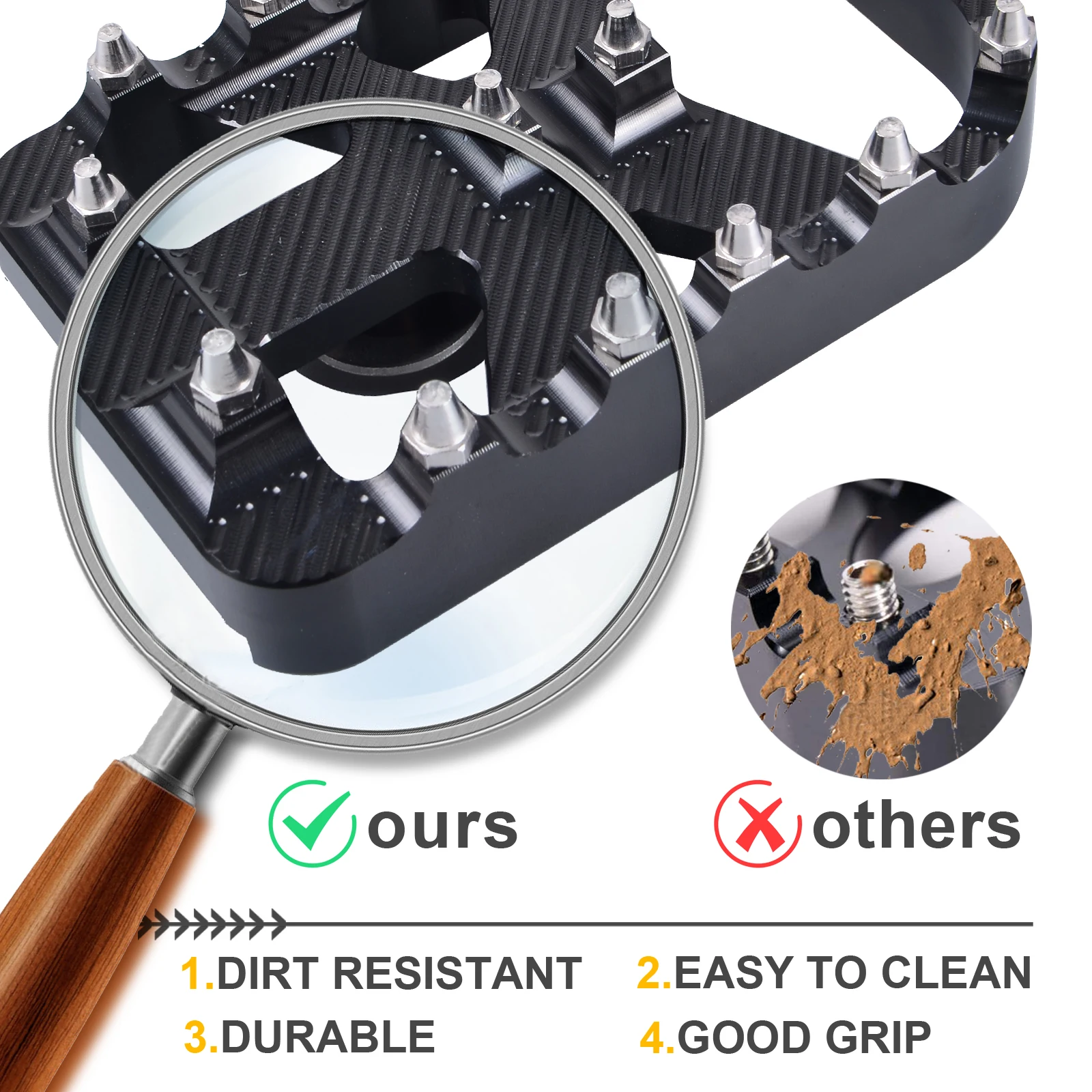 دراجة نارية أوتاد القدم مسند القدم بدال فرامل منصات غطاء ل هارلي سوفتيل التراث سبرينغر فات بوي ديلوكس FLSTN الطريق الملك FLHR #6